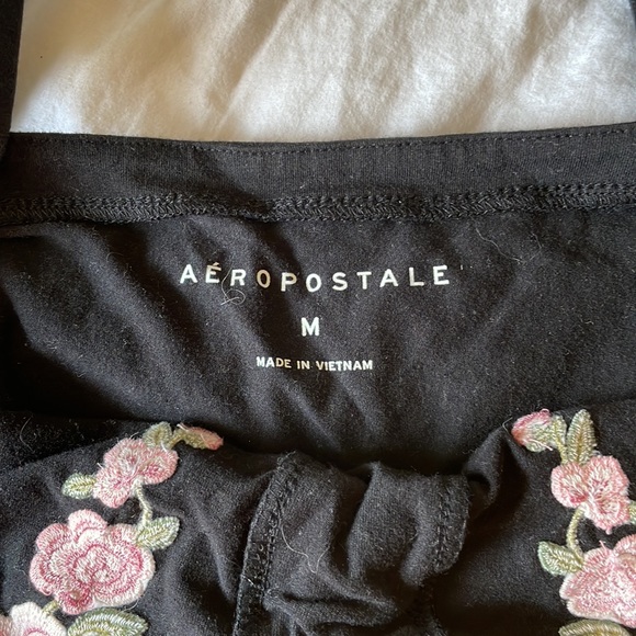 Aeropostale black tie up front - Picture 2 of 2